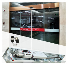 commercial automatic glass sliding door sensor door mechanism with heavy duty